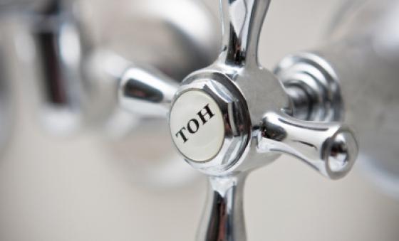 hot water faucet